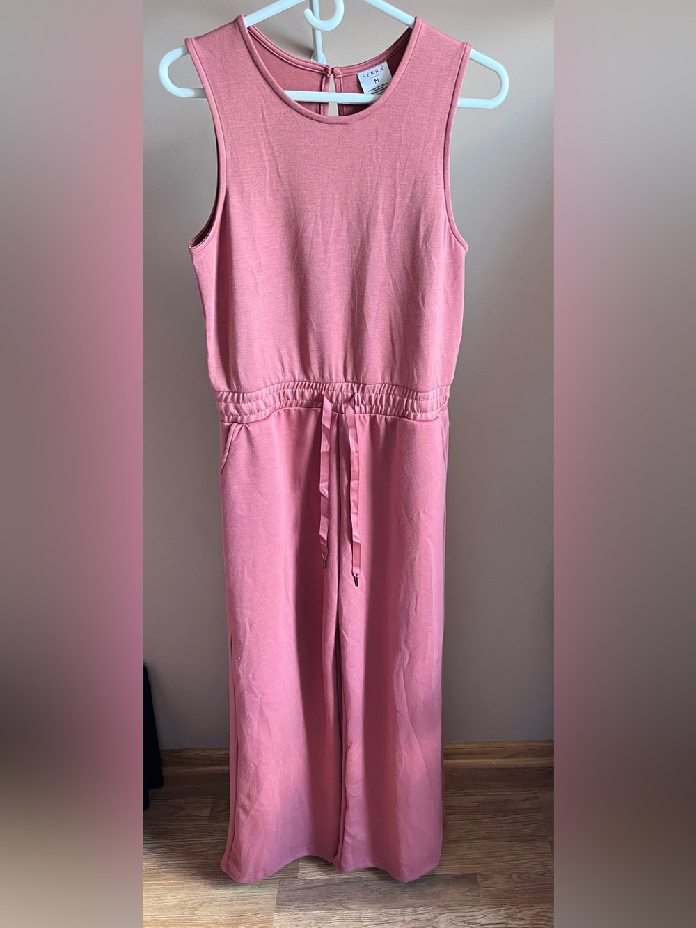 Serra Dusty Rose Sleeveless Jumpsuit
